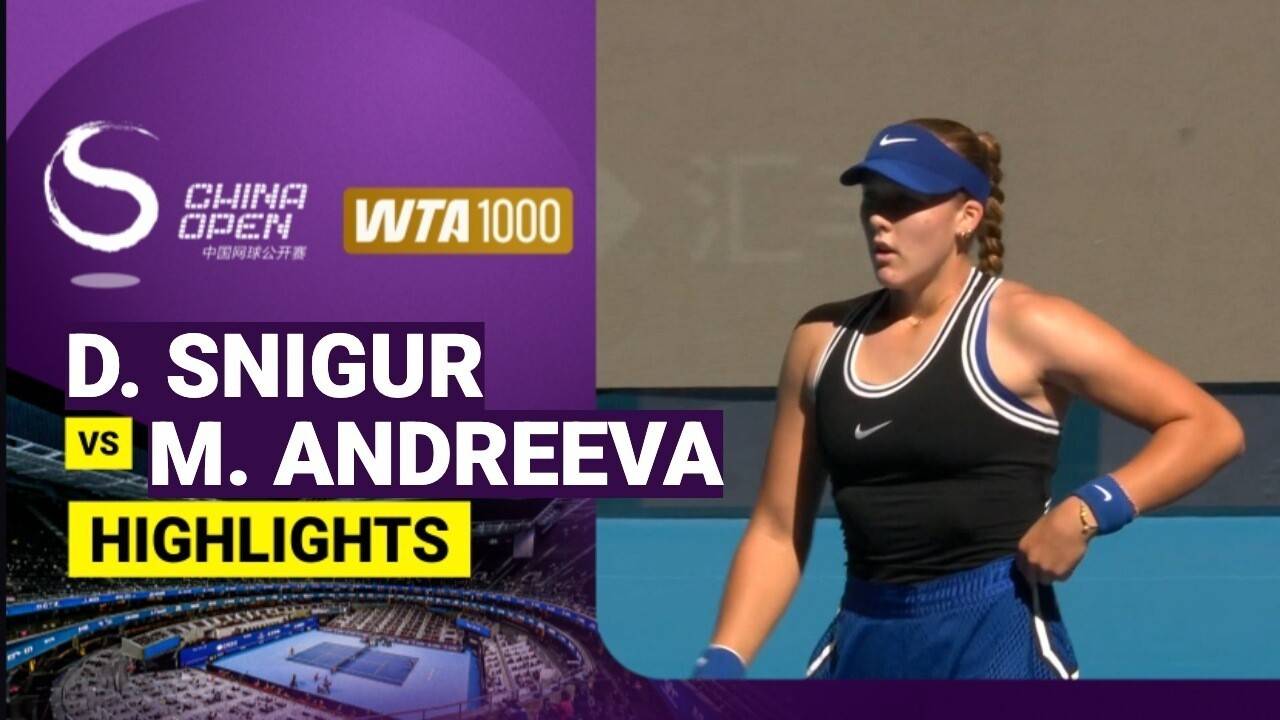 Daria Snigur vs Mirra Andreeva - Women's Singles Round of 16 | WTA 1000: China Open 2026