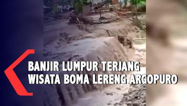 Banjir Lumpur Terjang Wisata Boma Lereng Gunung Argopuro