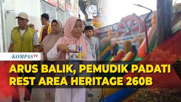 Arus Balik, Rest Area Heritage 260B Dipadati Pemudik untuk Belanja hingga Bermain