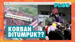 TRAGIS! 288 Tewas Dalam Kecelakaan Kereta Di India - Korban Bersahutan Minta Tolong