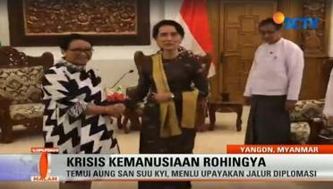Temui Aung San Suu Kyi, Menlu Retno Sampaikan Amanah Rakyat Indonesia untuk Rohingya - Liputan6 Malam