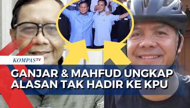 Ini Alasan Ganjar Pranowo dan Mahfud MD Tak Hadiri Penetapan Presiden Terpilih KPU