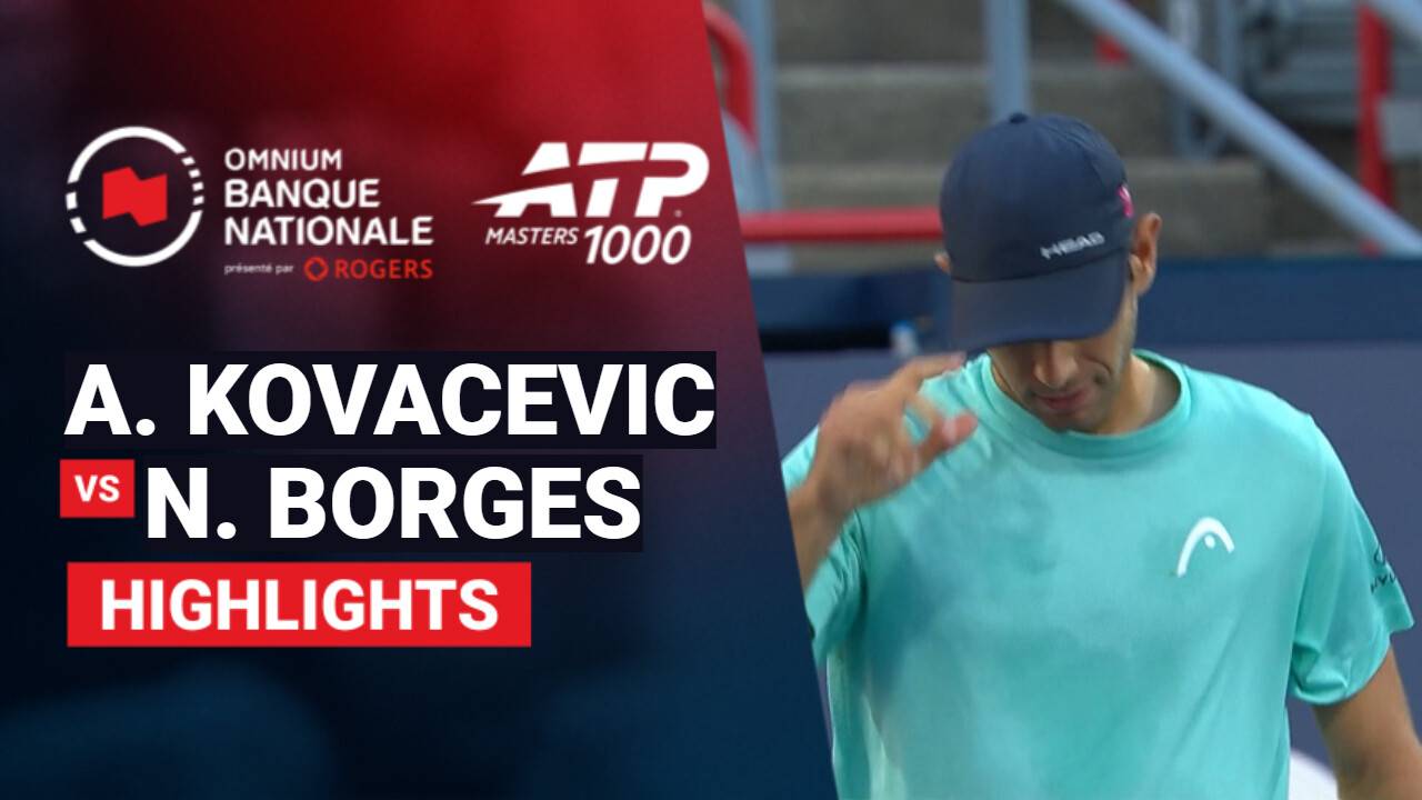 Aleksandar Kovacevic vs Nuno Borges - Round 1 | ATP 1000: National Bank Open presented by Rogers 2026