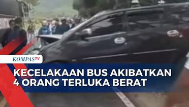 Kecelakaan Bus dan Minibus di Luwu Timur Sulawesi Selatan, 4 Orang Terluka Berat!
