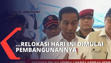 Jokowi: Pembangunan Relokasi Korban Gempa Cianjur Dimulai Hari Ini
