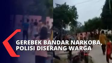 Ricuh Penggerebekan Bandar Narkoba di Lampung, Polisi Dilempari Batu!