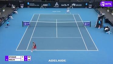 Match Highlights | Maddison Inglis 2 vs 1 Samantha Stosur | WTA Adelaide International 2021