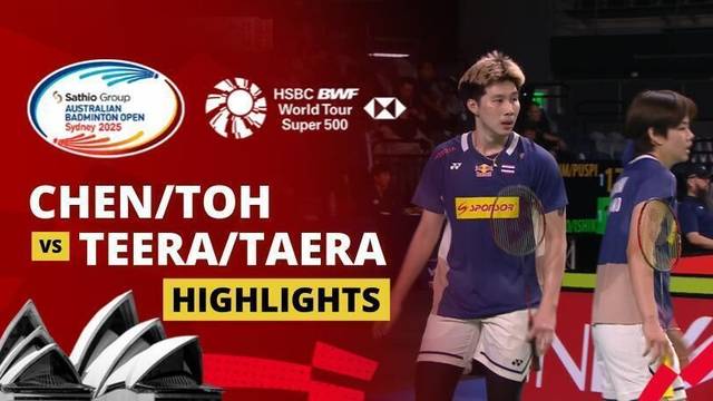 Chen Tang Jie/Toh Ee Wei (MAS) vs Pakkapon Teeraratsakul/Sapsiree Taerattanachai (THA) - Highlight | SATHIO GROUP Australian Open 2025