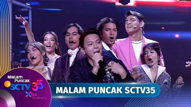 Pecah! Ariel ft. Cast Asmara Gen Z Bawakan Lagu "Topeng" | Malam Puncak  HUT SCTV 35 Xtraordinary