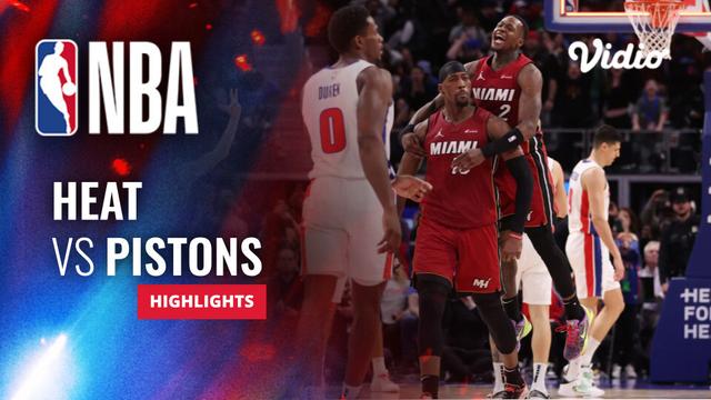 Miami Heat vs Detroit Pistons Highlights NBA Regular Season