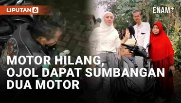 Usai Viral Motor Hilang, Driver Ojol di Bogor Dapat Dua Motor Pengganti dari Pengusaha dan Komunitas