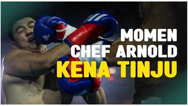 Momen Chef Arnold Kena Tinju dan Kalah TKO dari Codeblu di HSS Series 5