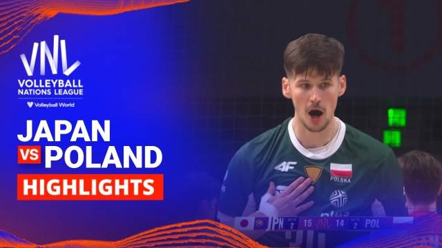 Men: Japan vs Poland - Highlight | Volleyball Nations League 2026