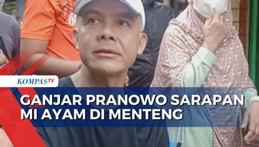 Ganjar Pranowo Sarapan Mi Ayam di Menteng Jakarta, Pemilik Kaget, Warga Berebut Foto!