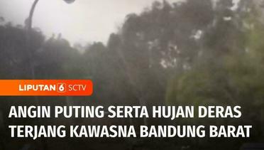 Puting Beliung Terjadi di Bandung Barat, Rumah-Rumah Rusak dan Pengendara Waswas | Liputan 6