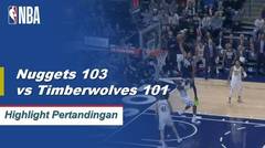 NBA | Cuplikan Hasil Pertandingan Nuggets 103 vs Timberwolves 101