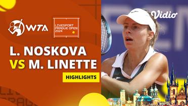 Semifinal: Linda Noskova vs Magda Linette - Highlights | WTA Livesport Prague Open 2024