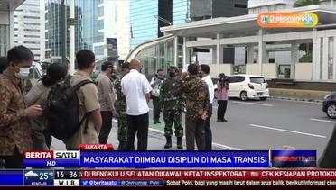 Saat Jokowi dan Anies Tinjau Stasiun MRT Persiapan New Normal