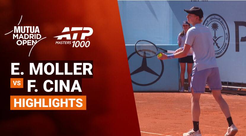 Elmer Moller vs Federico Cina - Round 1 (Court 6) | ATP 1000: Mutua Madrid Open 2026