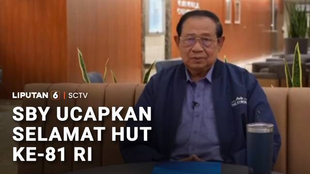 SBY Ucapkan Selamat HUT ke-81 RI | Liputan 6