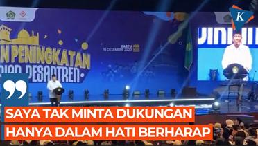 Bahas Musim Politik di Acara Pesantren, Prabowo: Jangan Lupakan Saya di Hari-Hari Penting