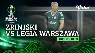 Zrinjski vs Legia Warszawa - Highlights | UEFA Europa Conference League 2023/24