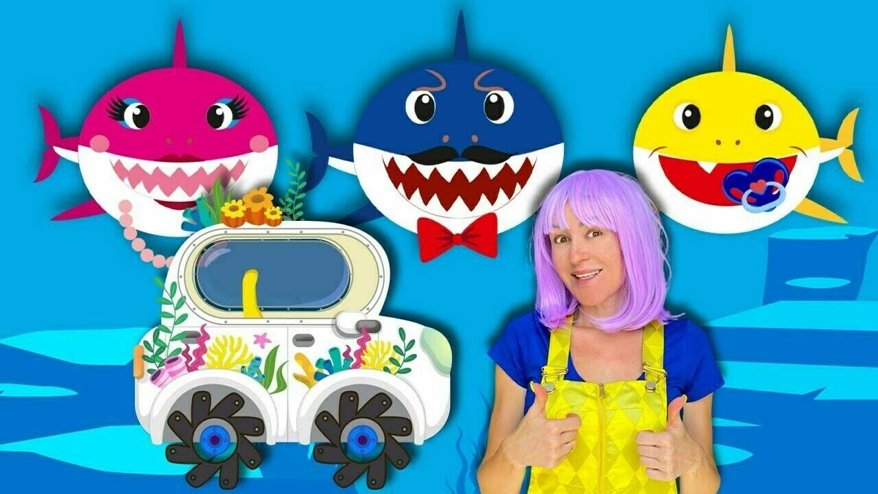 Mobil Warna Saya Dengan Baby Shark | Vidio