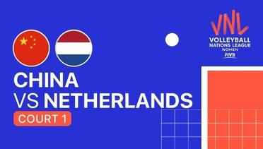 Full Match  | VNL WOMEN'S - China  VS  Netherlands | Volleyball Nations League 2021