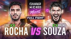 FULL FIGHT: Champion Luiz Rocha vs Bruno Souza | Karate Combat 39