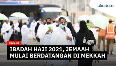 Rangkaian ibadah haji 2021, jemaah setempat mulai datang ke Mekkah