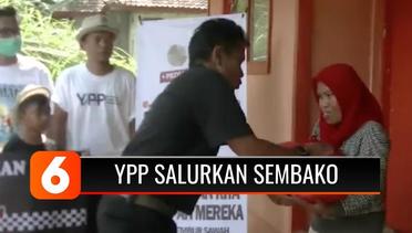 Emtek Peduli Corona Salurkan Bantuan Sembako di Sukabumi yang Disambut Antusias oleh Warga