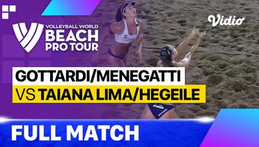 Full Match | Gottardi/Menegatti (ITA) vs Taiana Lima/Hegeile (BRA) | Beach Pro Tour - Challenge Saquarema, Brazil 2023