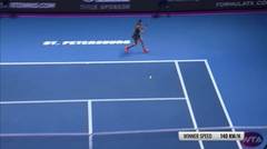 Match Highlight | Oceane Dodin 2 vs 0 Johanna Konta | WTA ST Petersburg Ladies Trophy 2020