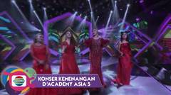 BERGOYANGG!!! Inul Daratista-Puput Lida-Sheyla Lida-Sheemee Buenobra "Arjuna Buaya" | D'Academy Asia 5