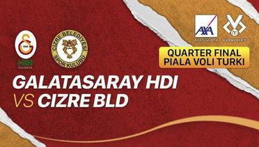 Full Match | Galatasaray HDI Sigorta vs Allpower Aku Cizre BLD | Men's Turkish Cup 2021/22