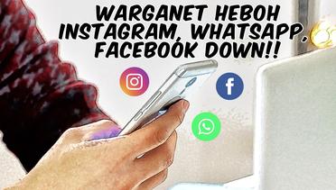 TOP 3 | Warganet Heboh Whatsapp, Facebook, Instagram Down