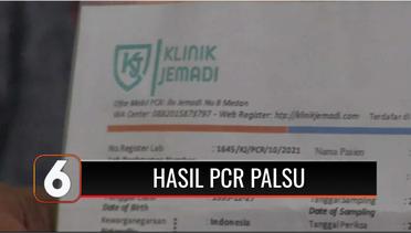 Polisi Tangkap Pria Pemalsu Surat PCR di Bandara Kualanamu | Liputan 6