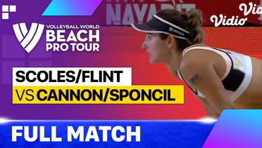 Full Match | Scoles/Flint (USA) vs Cannon/Sponcil (USA) | Beach Pro Tour - Tepic Elite16, Mexico 2023