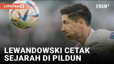 Ukir Sejarah, Gol Perdana Lewandowski di Piala Dunia