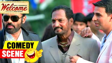 Akshay Kumar Plans To Fool Nana Patekar | Comedy Scene | Welcome | Hindi Film | HD