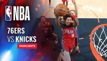 Philadelphia 76ers vs New York Knicks - Highlights | NBA Regular Season 2023/24