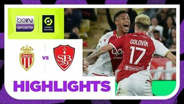 Monaco vs Brestois - Highlights | Ligue 1 2023/2024