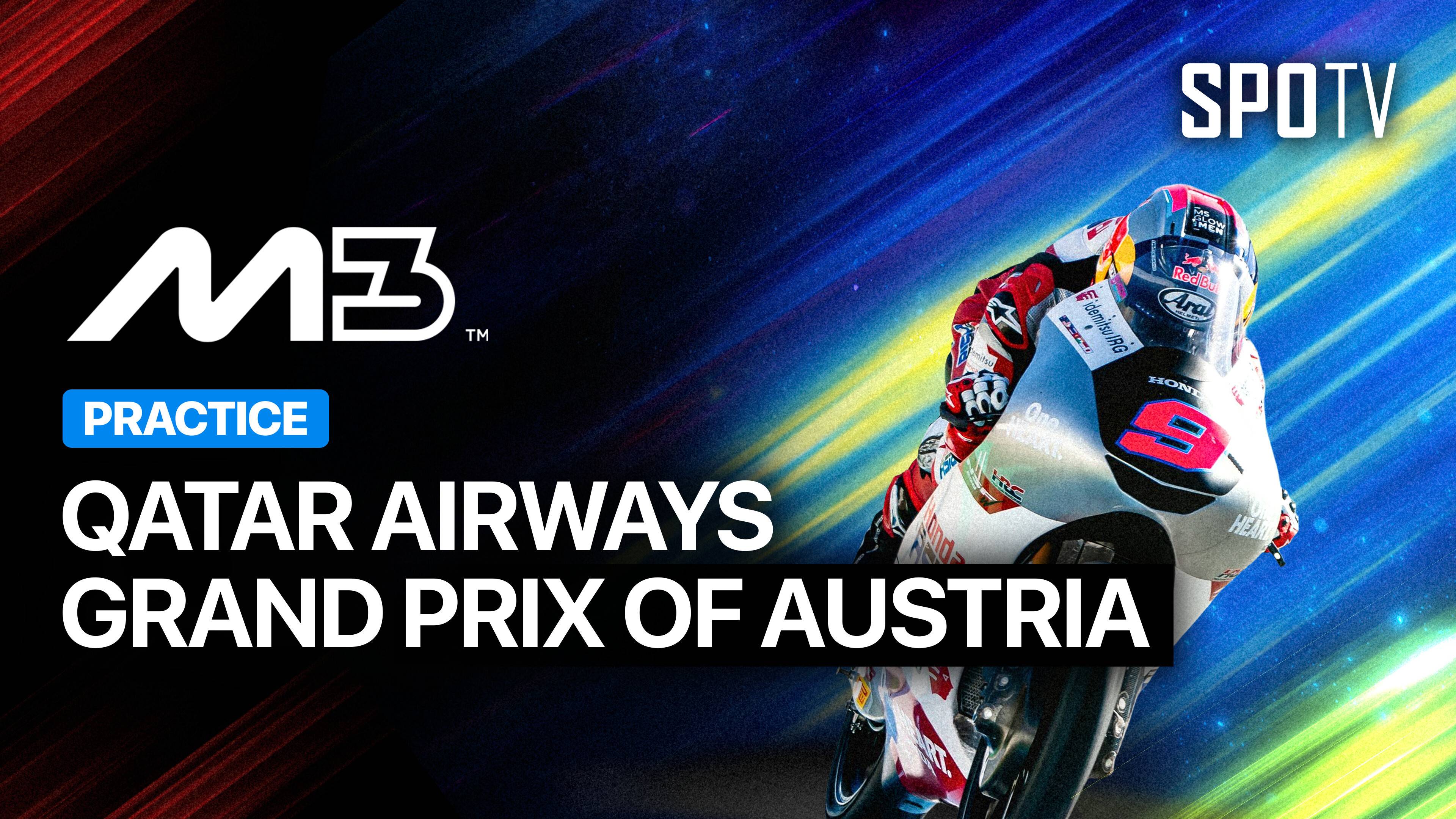 Moto3 Practice: Qatar Airways Grand Prix of Austria - MotoGP 2026 Round 15
