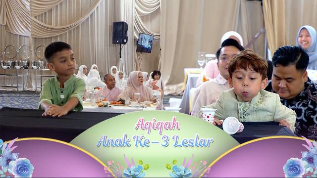 Seru Bgt! Abang L Punya Jurus Rahasia Main Games Lawan Anaknya Papi Fildan | Aqiqah Anak Ke-3 Leslar