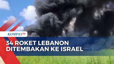 Bela Palestina, Lebanon Tembakan 34 Roket ke Israel
