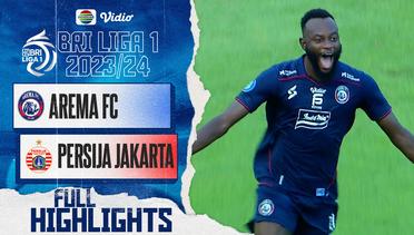 Arema FC VS Persija Jakarta - Full Highlights | BRI Liga 1 2023/24