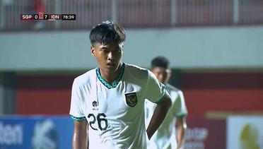Gooll!!! Waliy Marifat (Indonesia) Menambah Keunggulan Menjadi 0-8 | AFF U 16 Championship 2022