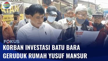 Puluhan Korban Investasi Bodong Batu Bara Serbu Rumah Yusuf Mansur Tagih Uang Rp50 Miliar | Fokus