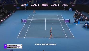 Match Highlights | Amanda Anisimova vs Daria Kasatkina | WTA Melbourne Summer 2022
