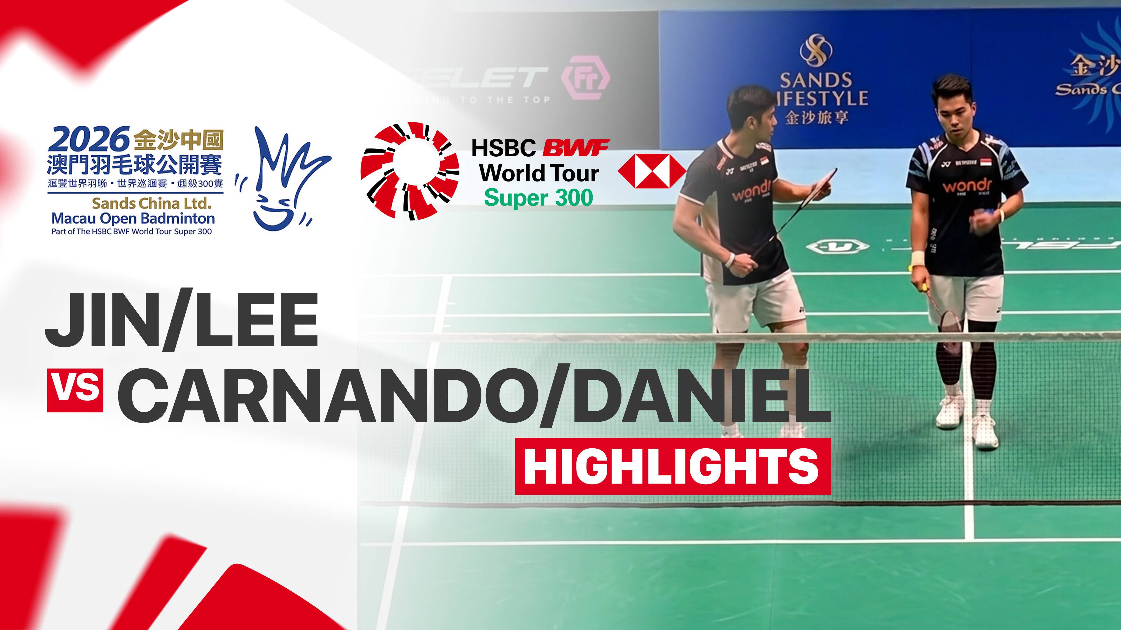 Jin Yong/Lee Jongmin (KOR) vs Leo Rolly Carnando/Daniel Marthin (INA) - Men's Doubles Round of 16 | SANDS CHINA LTD. Macau Open 2026